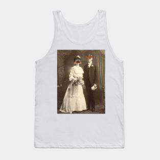 Husband And Wife - Surreal/Collage Art Tank Top